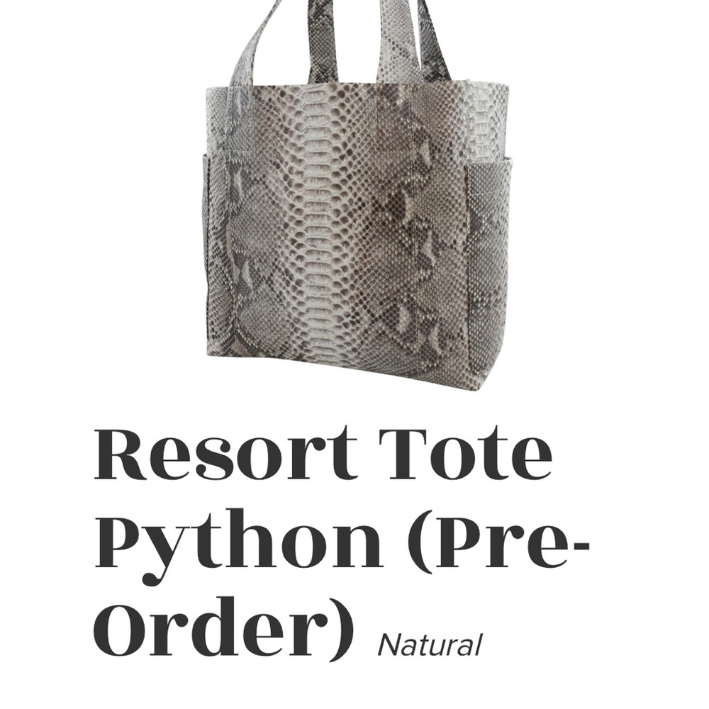 New Beirn handbag, never used. Python.